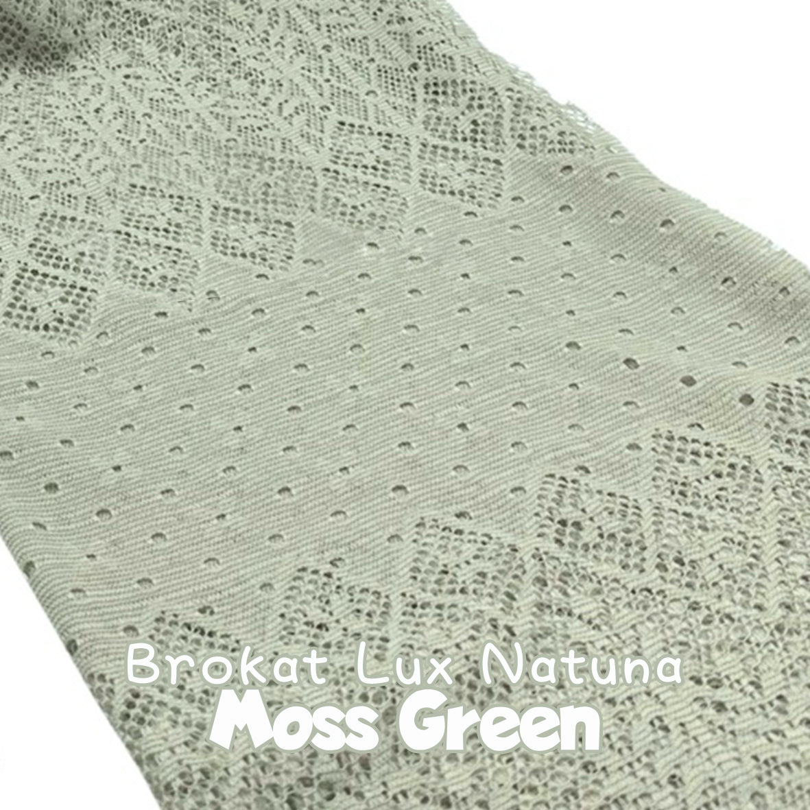 Lace fabric Brokat Lux Natuna suitable for tops/skirts (free with white lining. If you want to choose the same color lining, add $30)