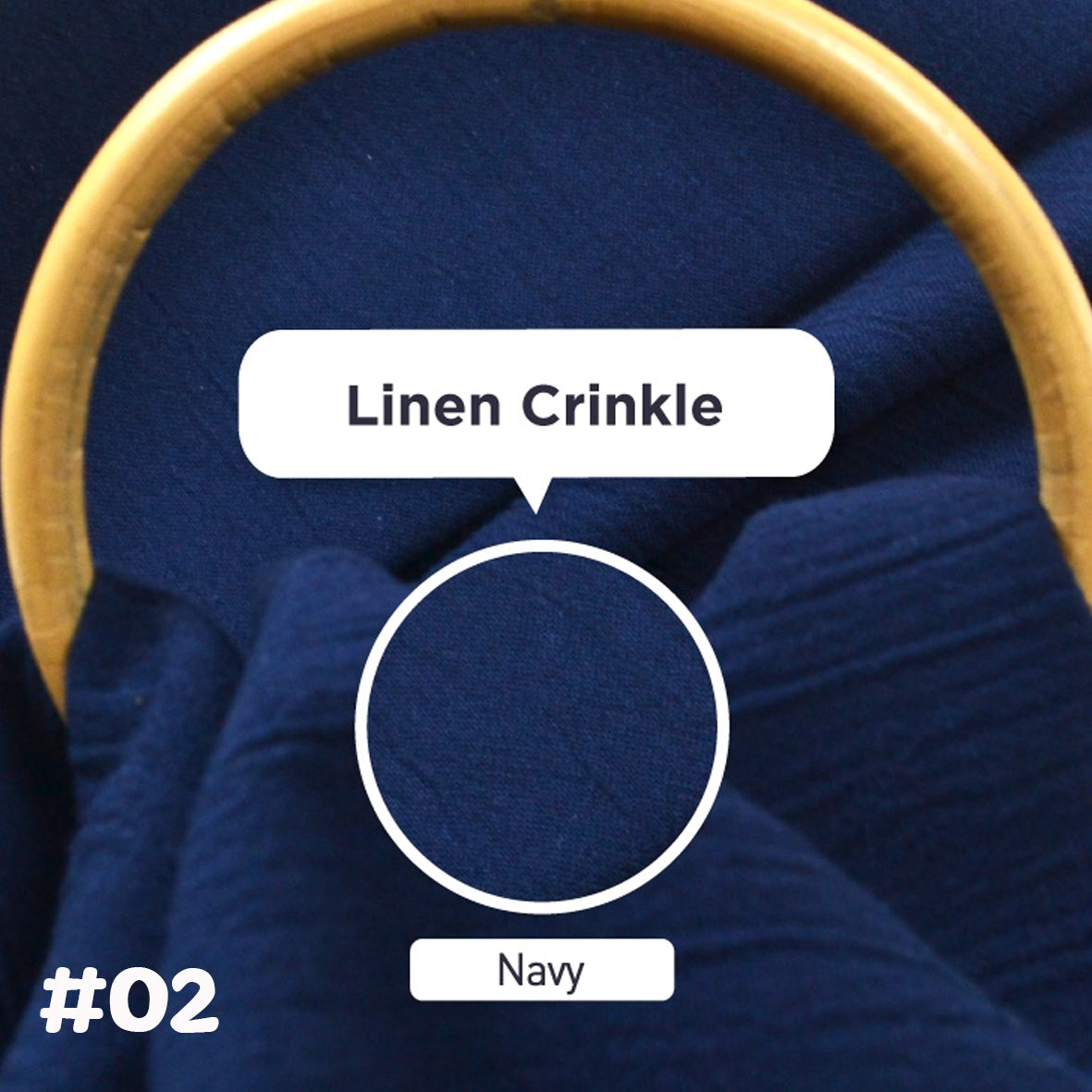 Linen Crinkle棉麻布 適合上衣/連身裙