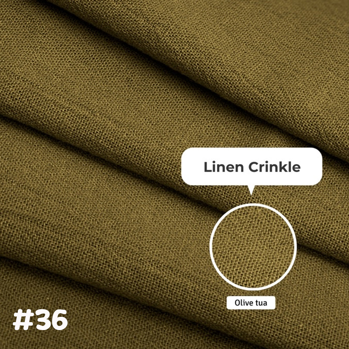 Linen Crinkle棉麻布 適合上衣/連身裙