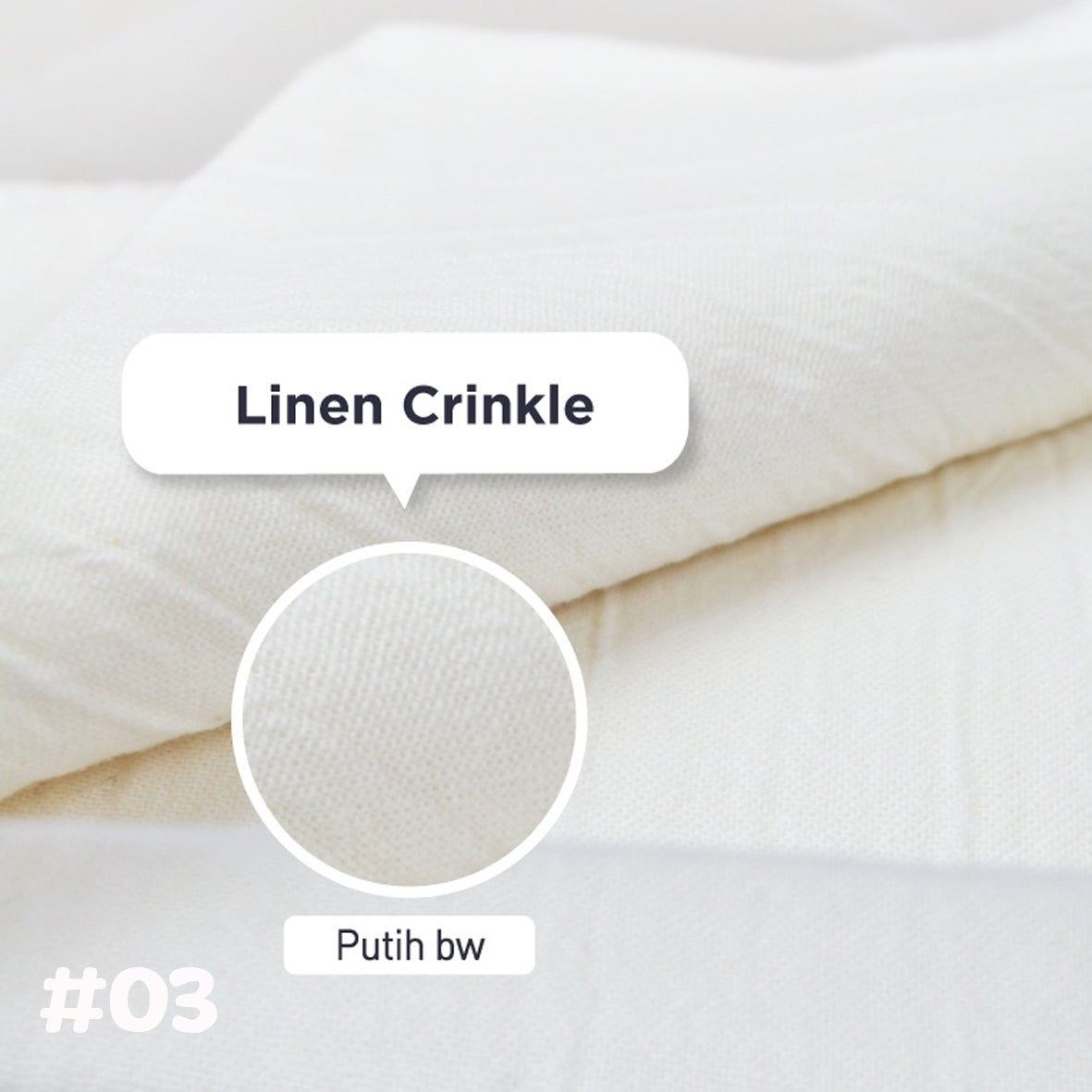 Linen Crinkle棉麻布 適合上衣/連身裙