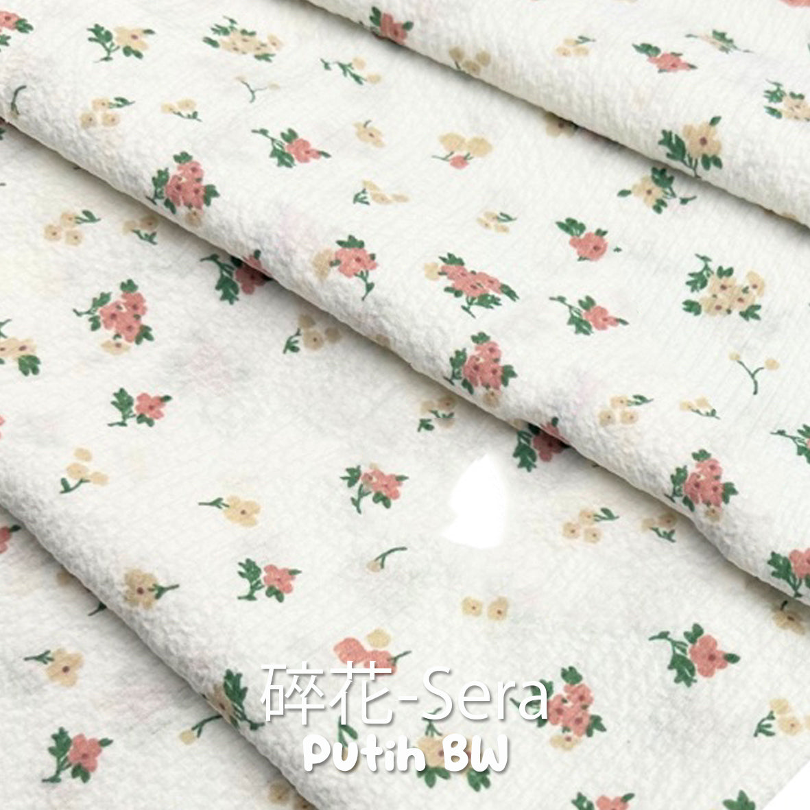 Floral Sera fabric suitable for tops/dresses/skirts