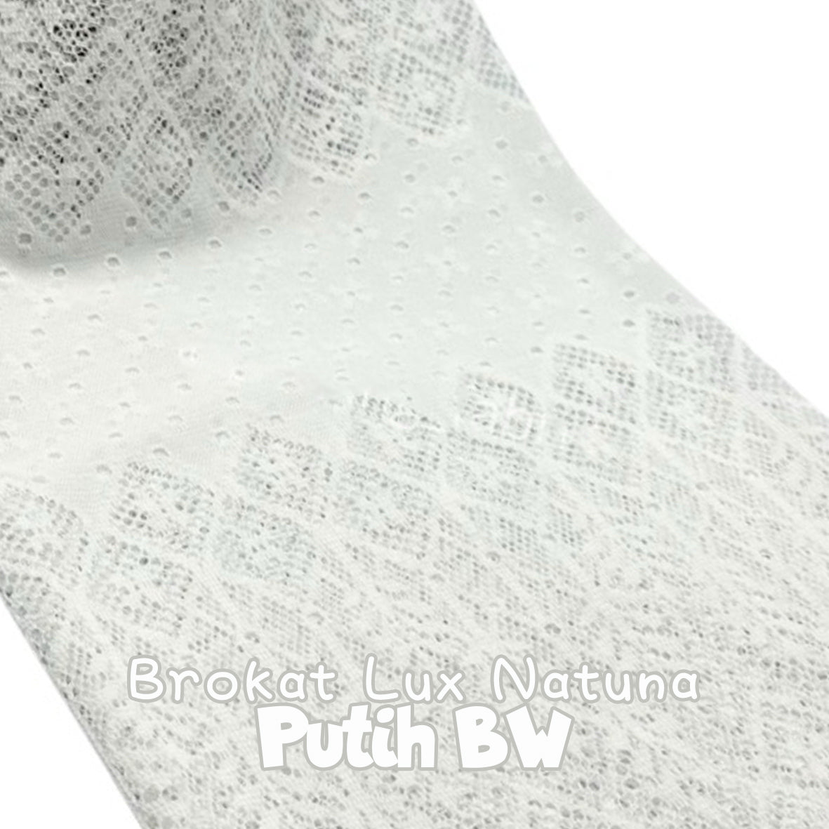 Lace fabric Brokat Lux Natuna suitable for tops/skirts (free with white lining. If you want to choose the same color lining, add $30)