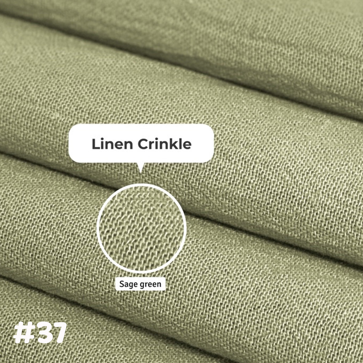 Linen Crinkle棉麻布 適合上衣/連身裙