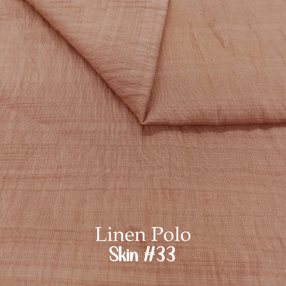 Linen Polo暗格紋布 適合下裙