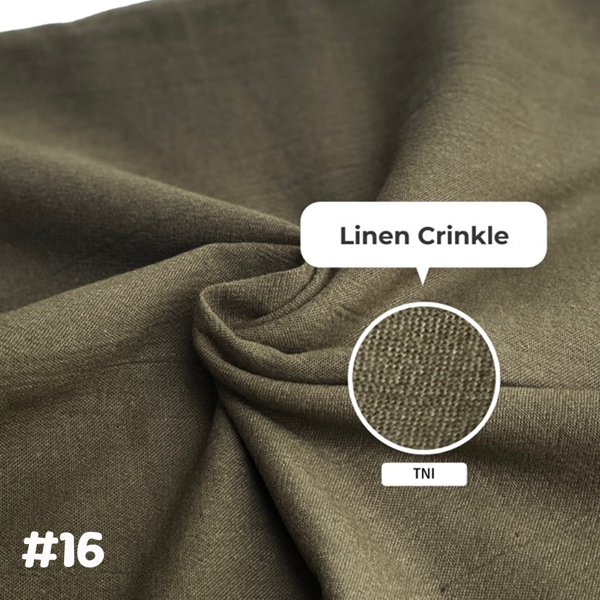 Linen Crinkle棉麻布 適合上衣/連身裙