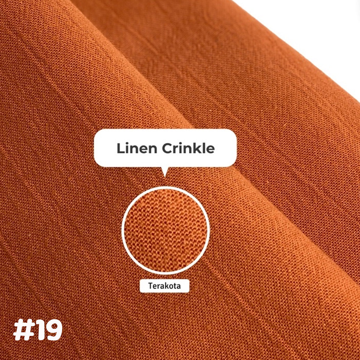 Linen Crinkle棉麻布 適合上衣/連身裙