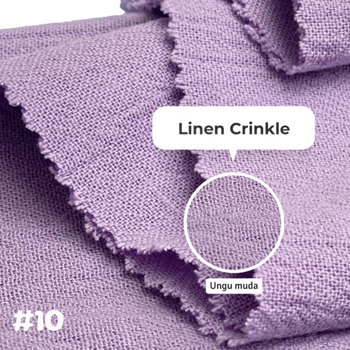 Linen Crinkle棉麻布 適合上衣/連身裙