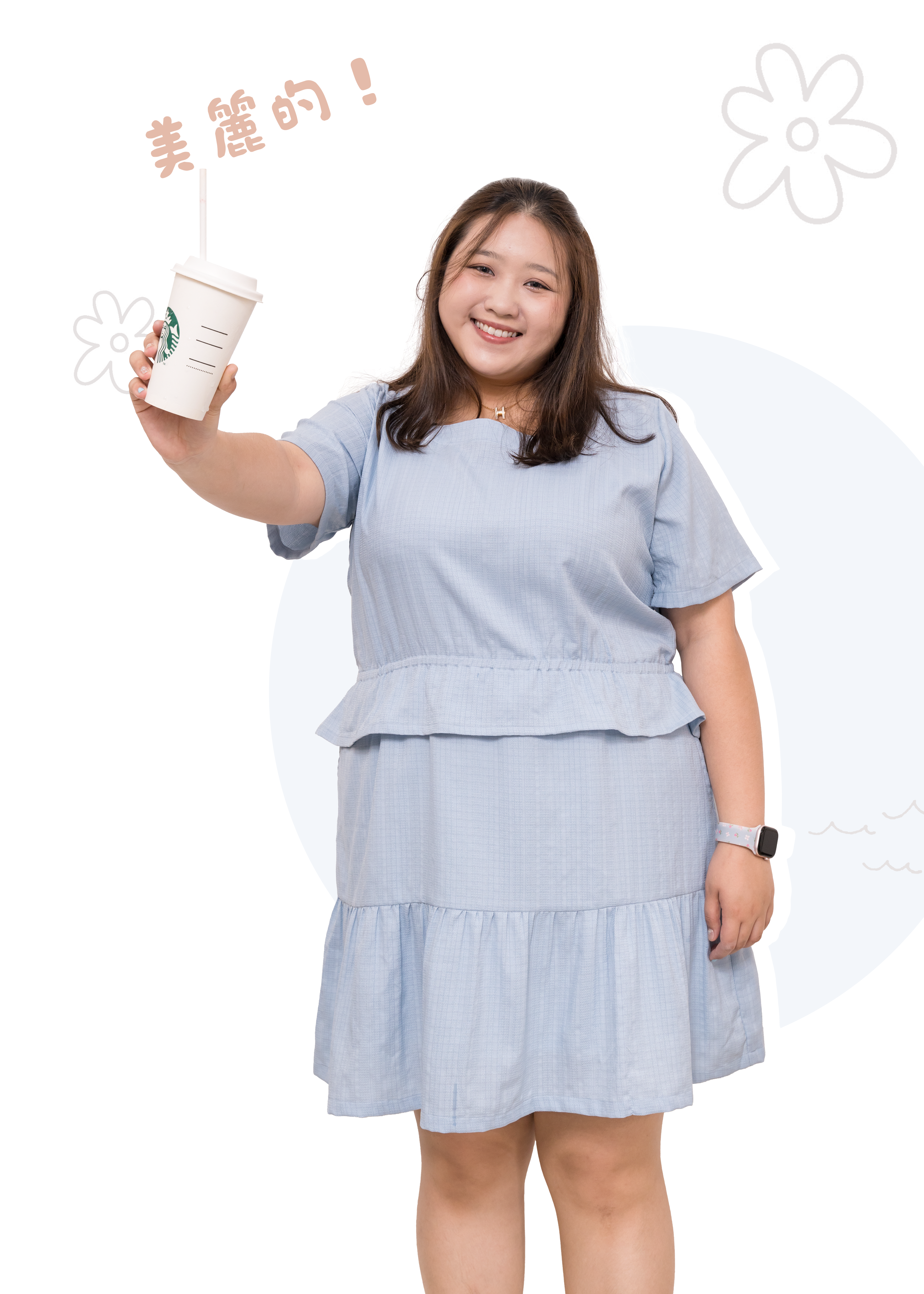 🎉新品-方領 × 蛋糕裙 ✿ 修腰橡筋多layers連身裙 {預訂}