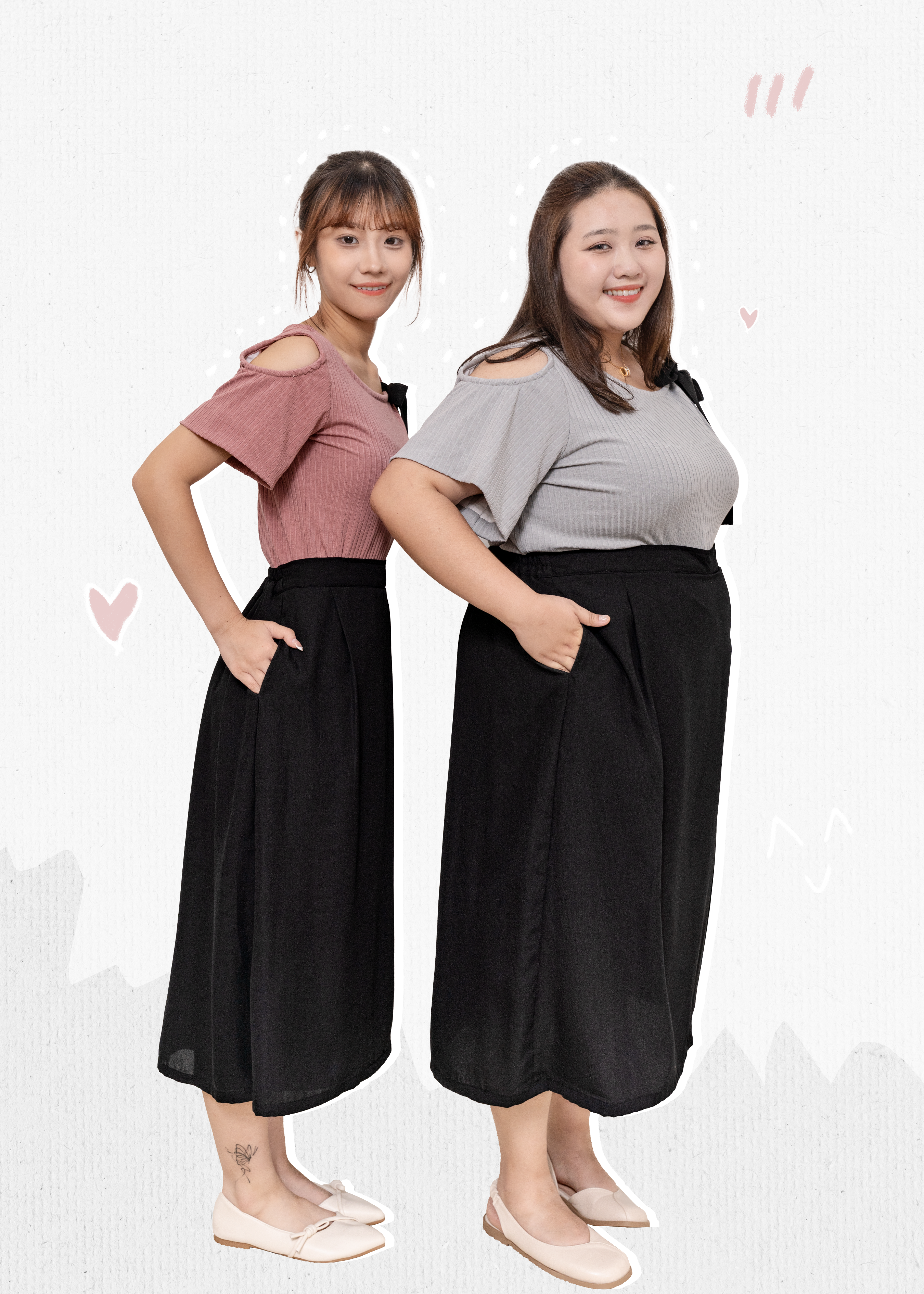 🎉新品-日系露肩單邊綁帶針織上衫 {預訂}