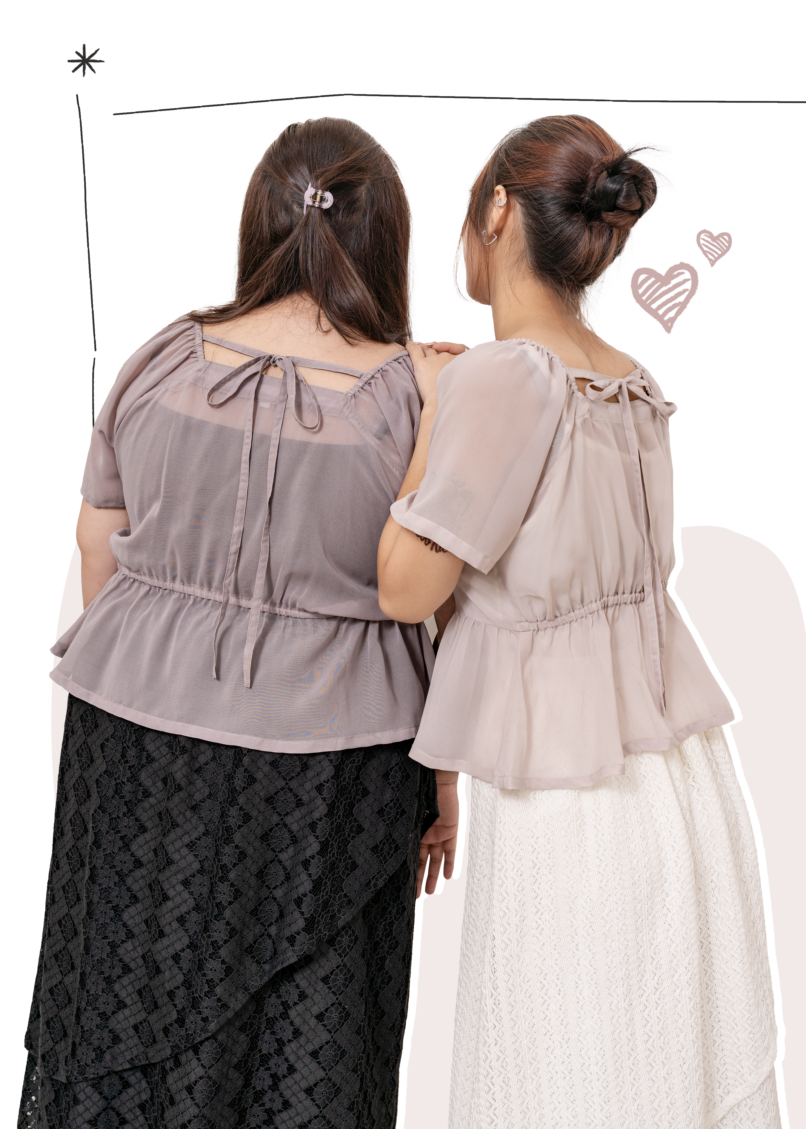 🎉新品-超百搭 🖤 優雅交疊 ✿ 蕾絲長裙 {預訂}