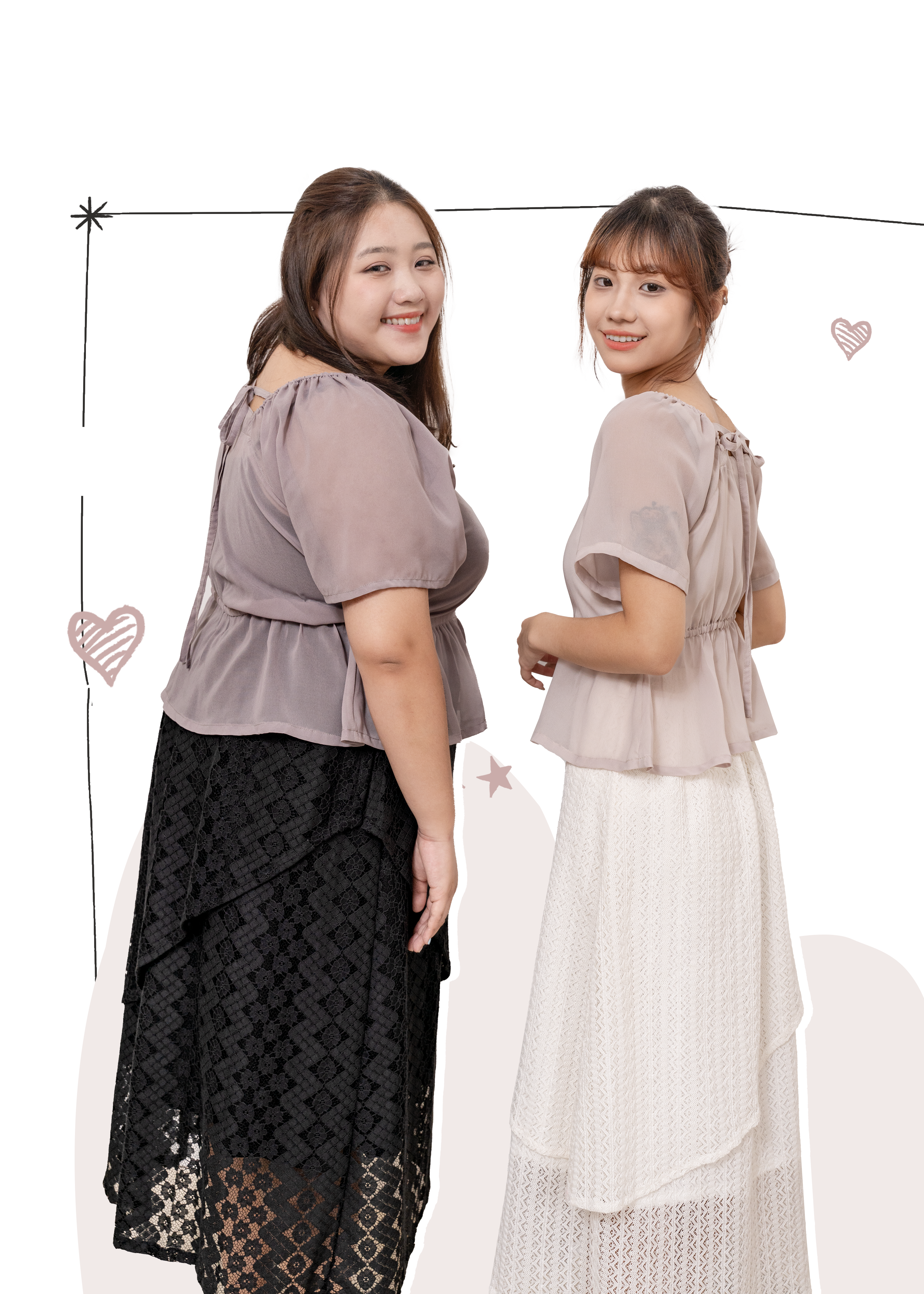 🎉新品-超百搭 🖤 優雅交疊 ✿ 蕾絲長裙 {預訂}