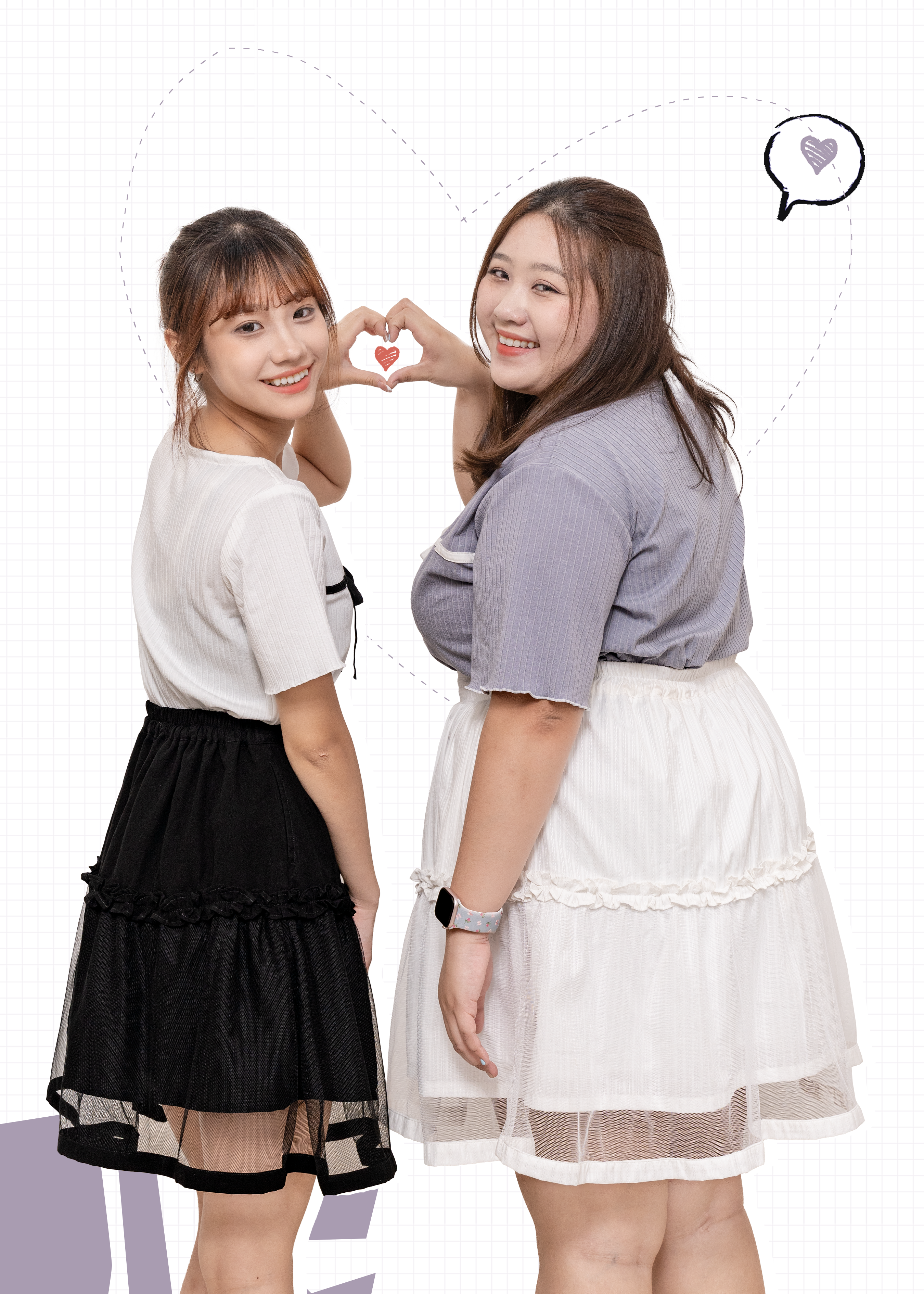 🎉新品-日系白色高腰 Ruffle 邊拼紗短裙 {預訂}