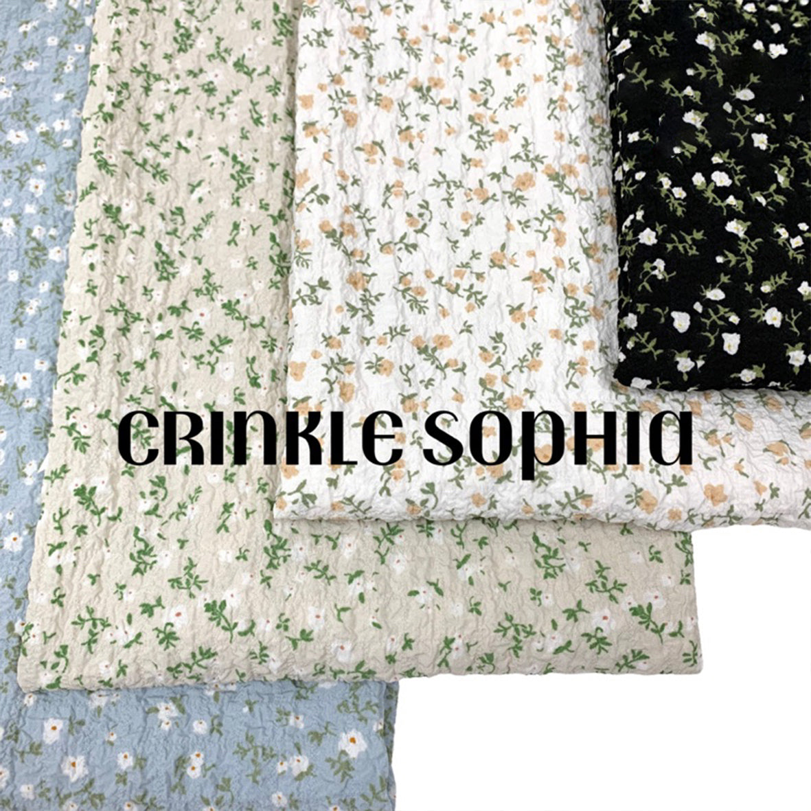 碎花布Crinkle Sophia 適合上衣/連身裙/下裙