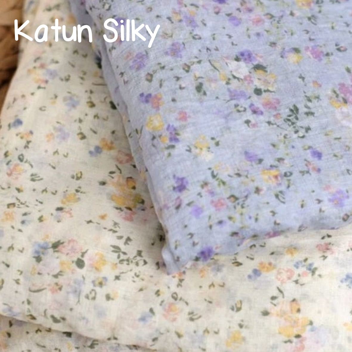 Katun Silky 薄碎花布 - 適合上衣/ 連身裙 （需打厘布）