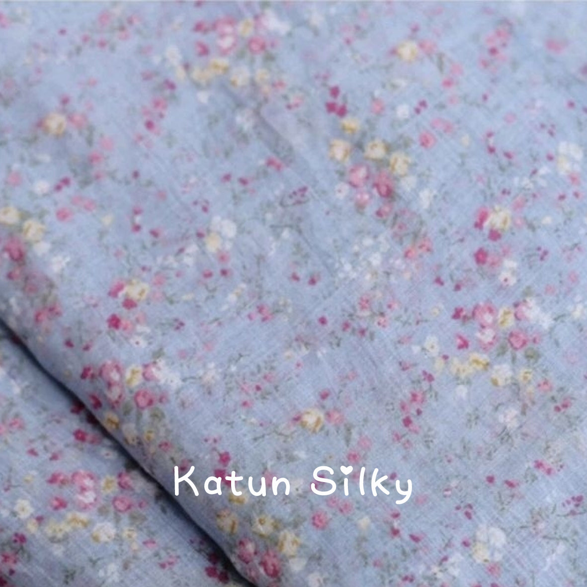 Katun Silky 薄碎花布 - 適合上衣/ 連身裙 （需打厘布）