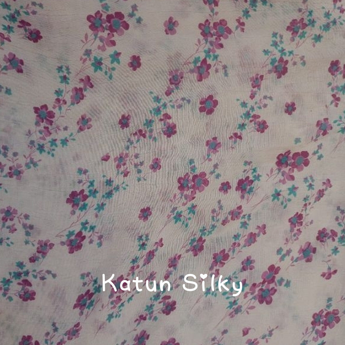 Katun Silky 薄碎花布 - 適合上衣/ 連身裙 （需打厘布）