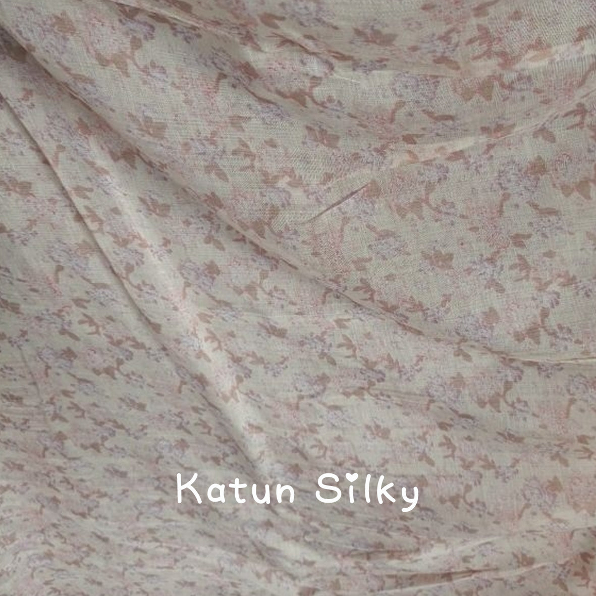 Katun Silky 薄碎花布 - 適合上衣/ 連身裙 （需打厘布）