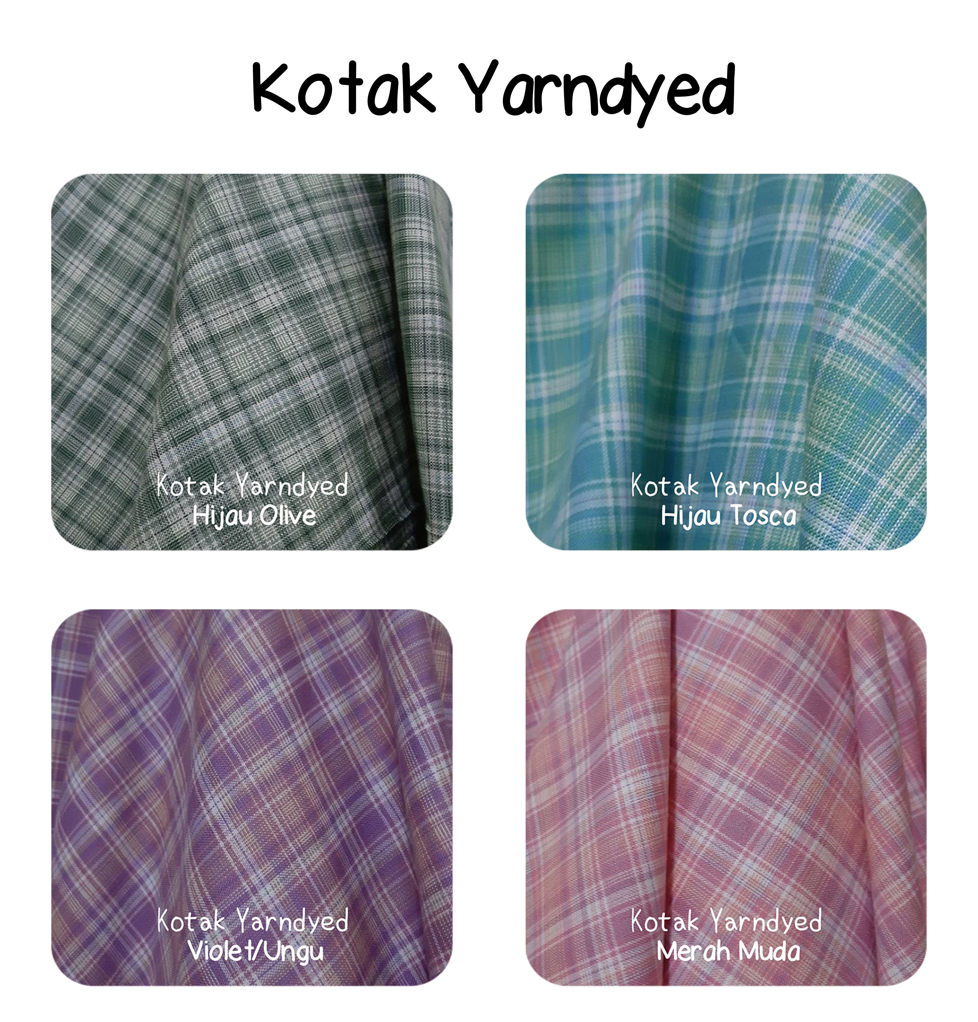 Duffy and friends series checkered fabric suitable for tops/skirts/dresses