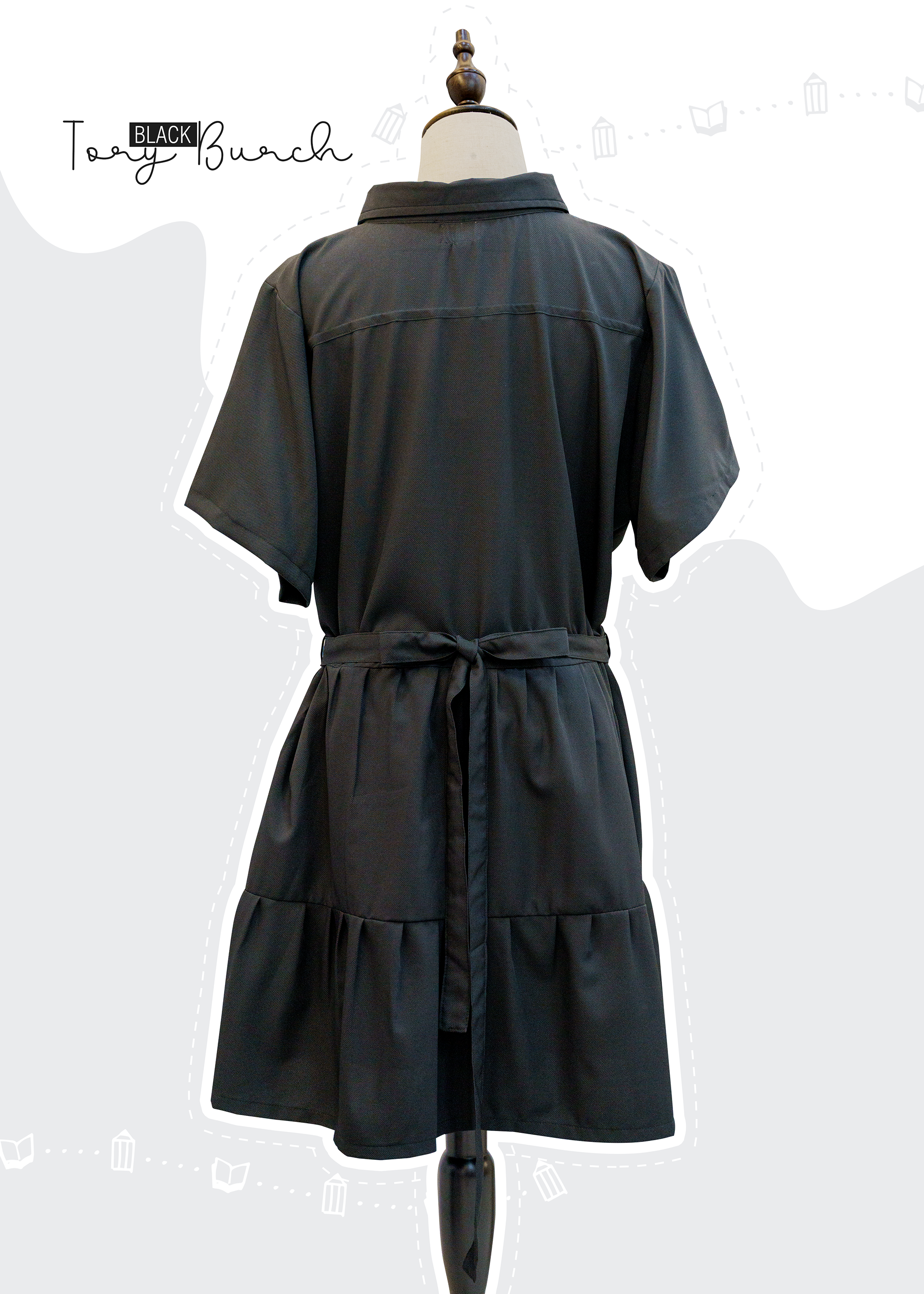 Homemade Small Stand Collar Cake Skirt - XS to Plus Size Women's Wear {Pre-order}