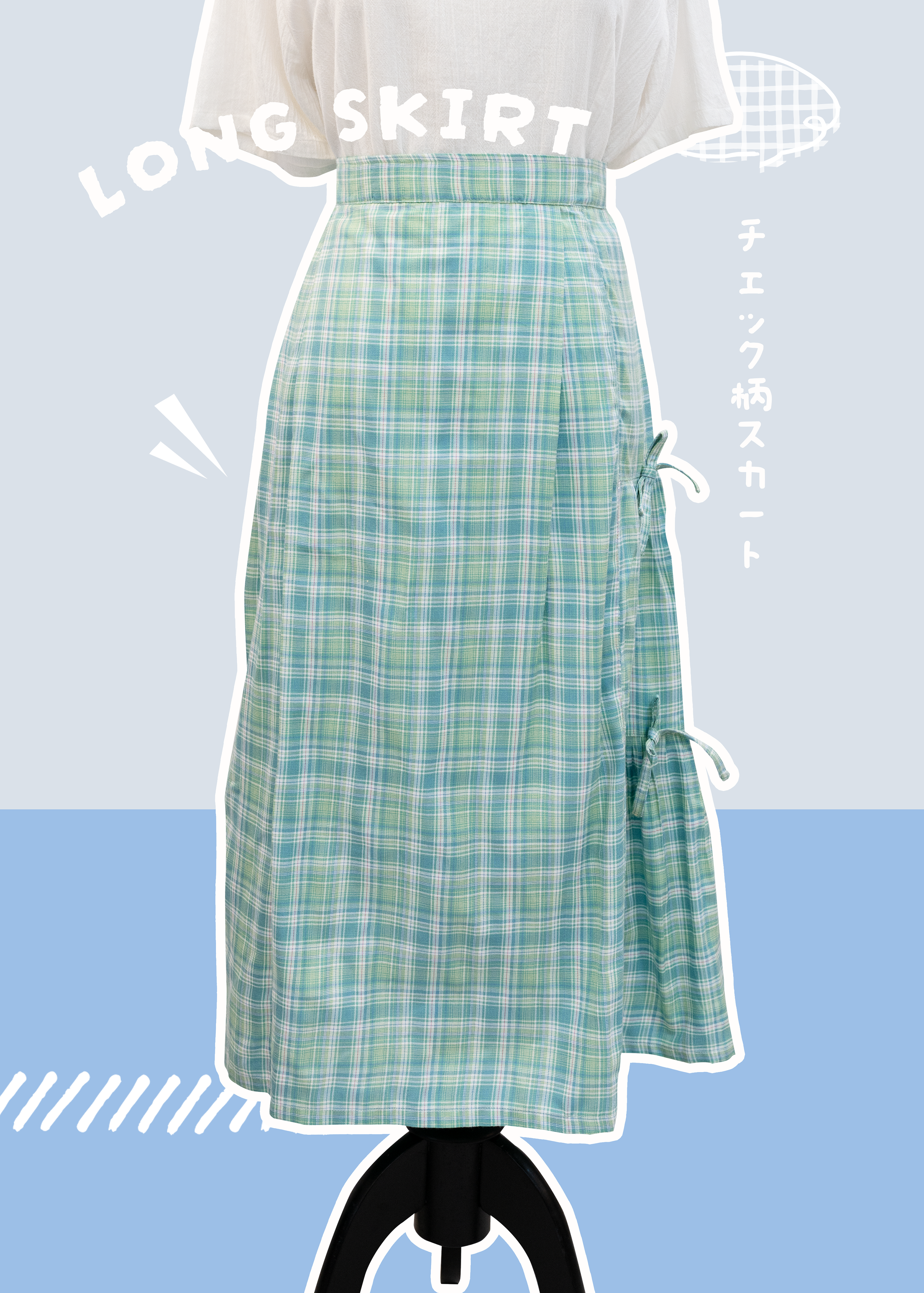 Homemade StellaLou Pink and Purple Checkered Asymmetrical Half Cake Skirt ~XS to Plus Size Women {Pre-order}