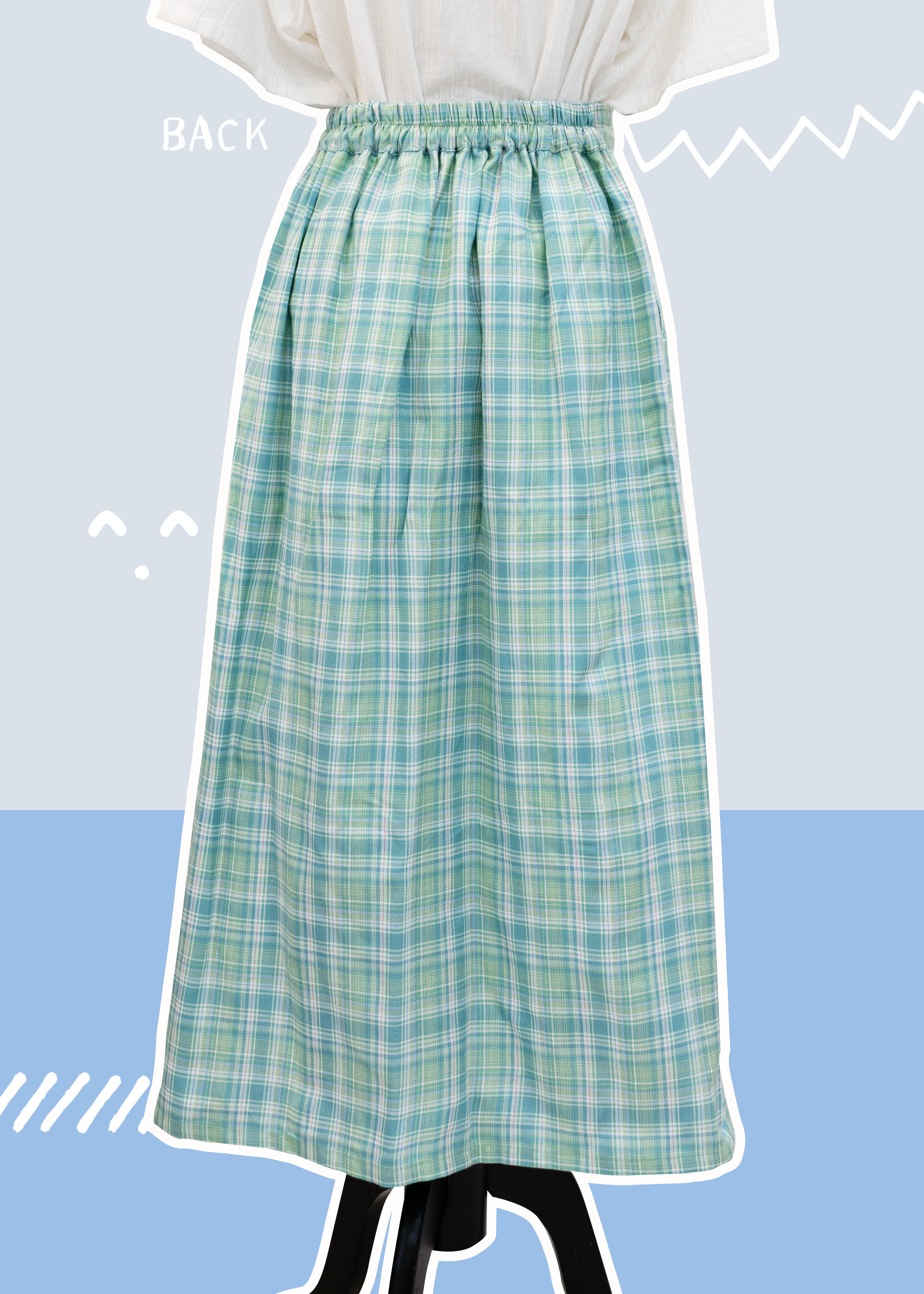 Homemade StellaLou Pink and Purple Checkered Asymmetrical Half Cake Skirt ~XS to Plus Size Women {Pre-order}