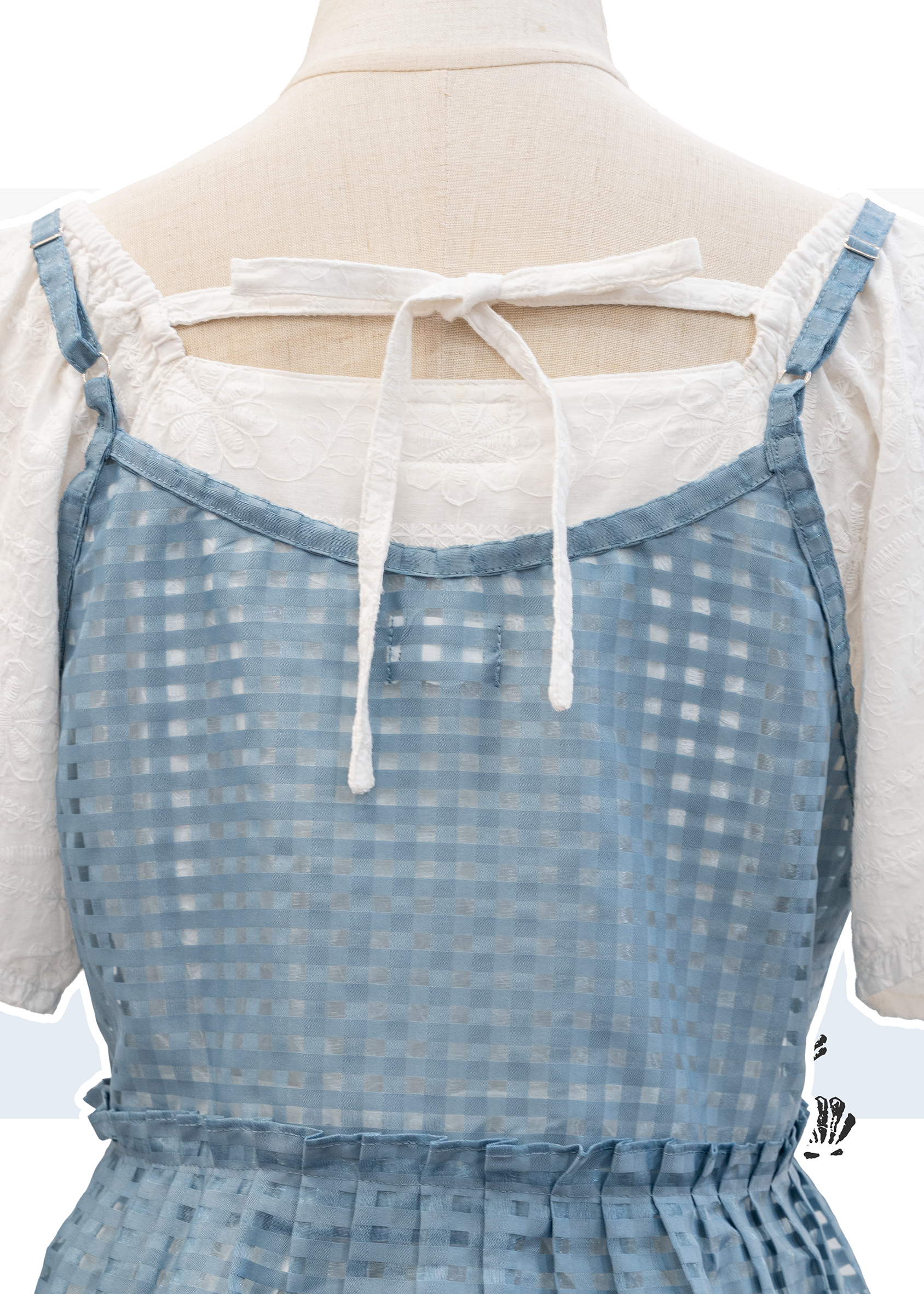 自家製 - 格紋綁帶背心小外搭～XS至加大碼女裝 {預訂}