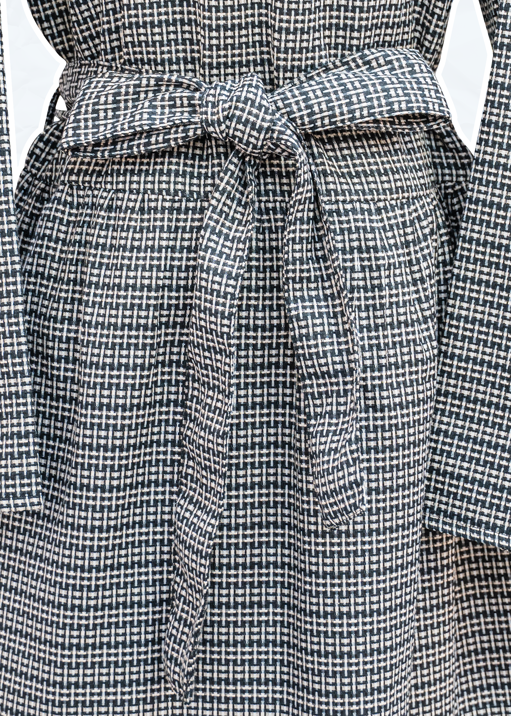 優雅設計Tweed布Ruffle領連身裙 ~XS至加大碼女裝 {預訂}W9376