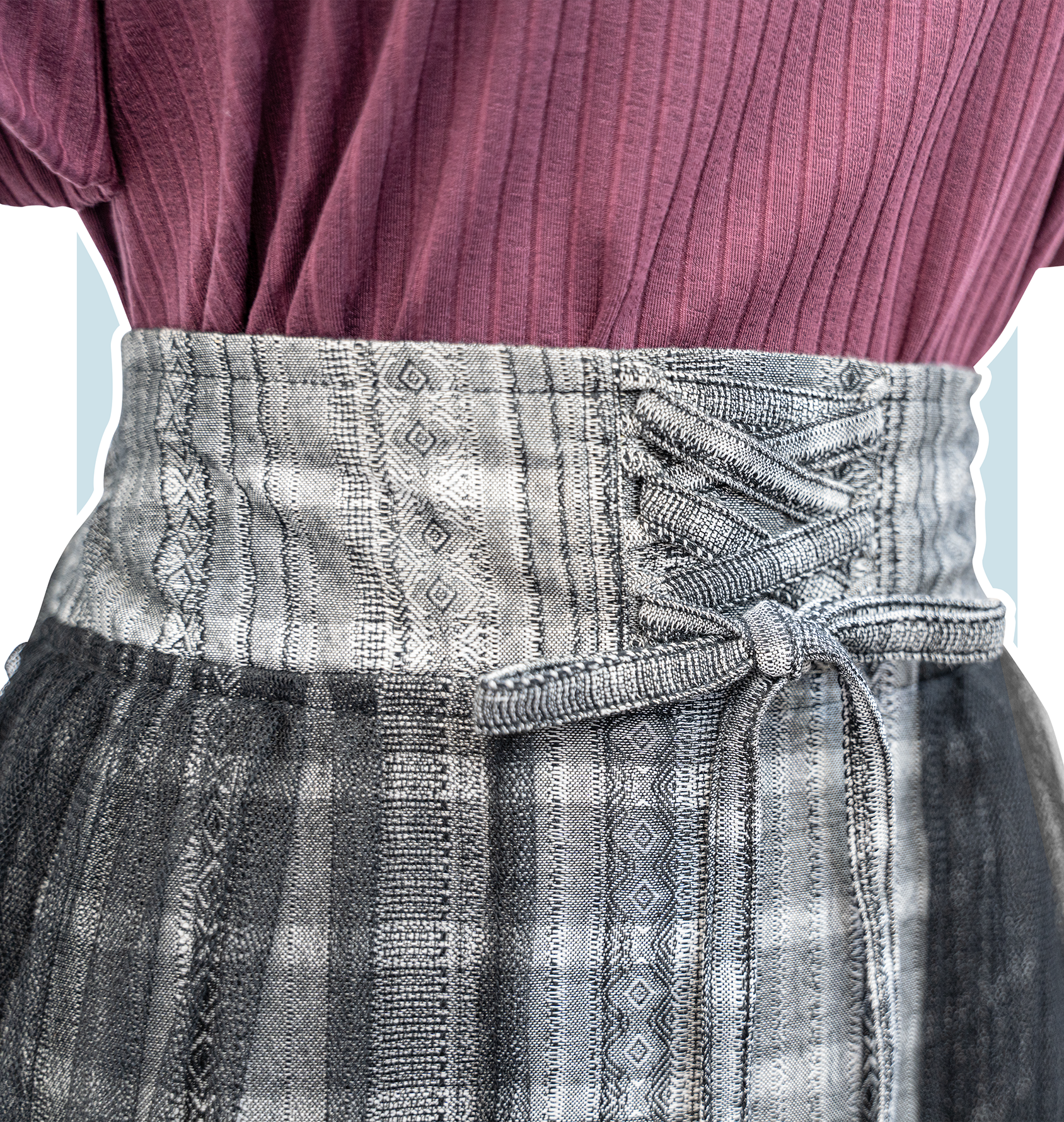 自家製 - 黑色薄纱層長裙 {預訂}