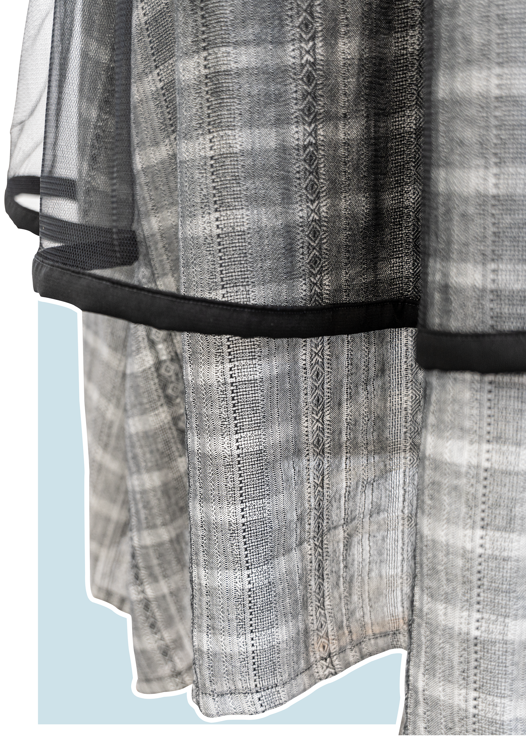 自家製 - 黑色薄纱層長裙 {預訂}